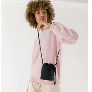 Baggu Drawstring Bucket Bag in Raisin